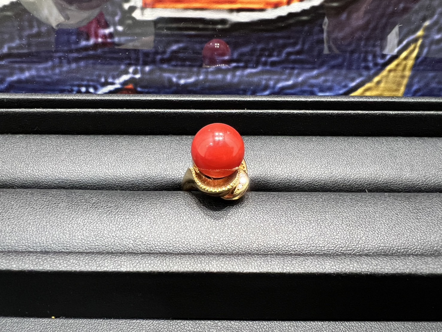 18金サンゴ指輪　買取させていただきました！