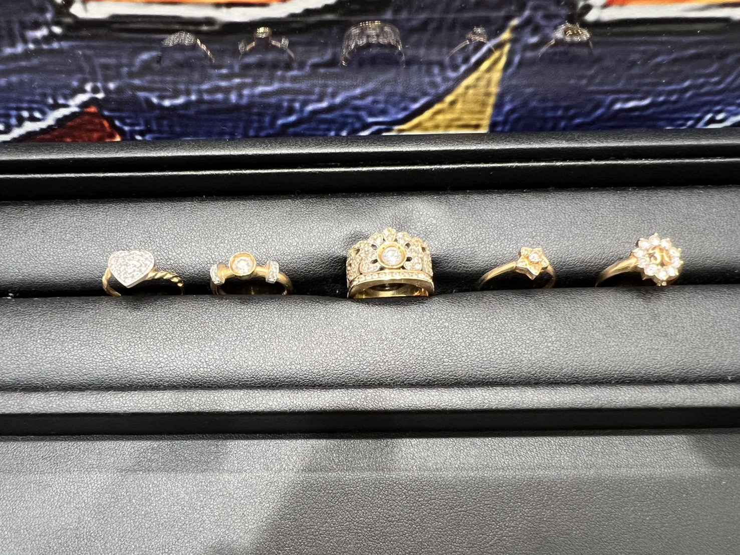ダイヤ付きリング纏め　お買取りさせていただきました